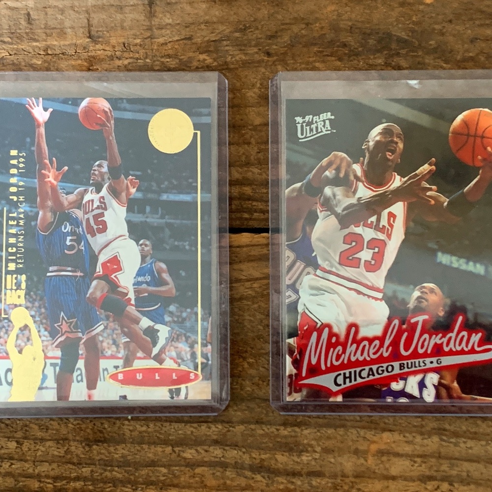 ⭐️HOST PICK⭐️ MICHAEL JORDAN NBA Cards, /Fleer '96-7 & Upper Deck 1995 - Picture 5 of 16